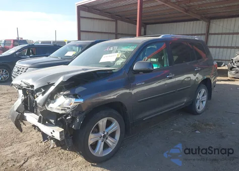 2008 Toyota Highlander Limited from USA, damaged, VIN JTEES42A882108326